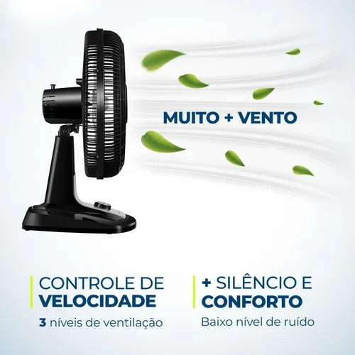Ventilador De Mesa Mondial Vtx-50-8p Turbo 40cm 140w Loi Ventilador De Mesa Mondial Vtx-50-8p Turbo 40cm 140w Loi